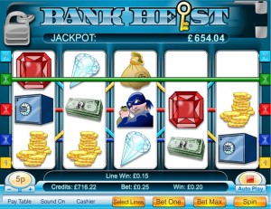Bank Heist 5 Reel