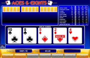 Aces and Eights Video Poker
